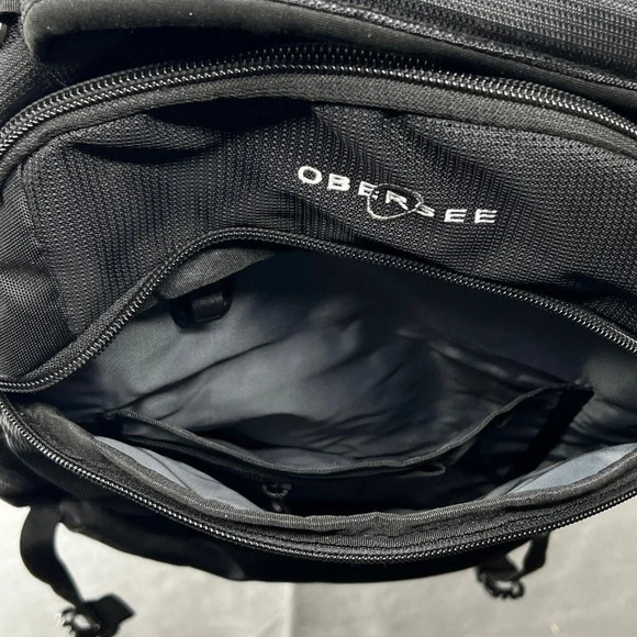 Obersee Oslo Waterproof Diaper Bag Backpack Black - Picture 8 of 12